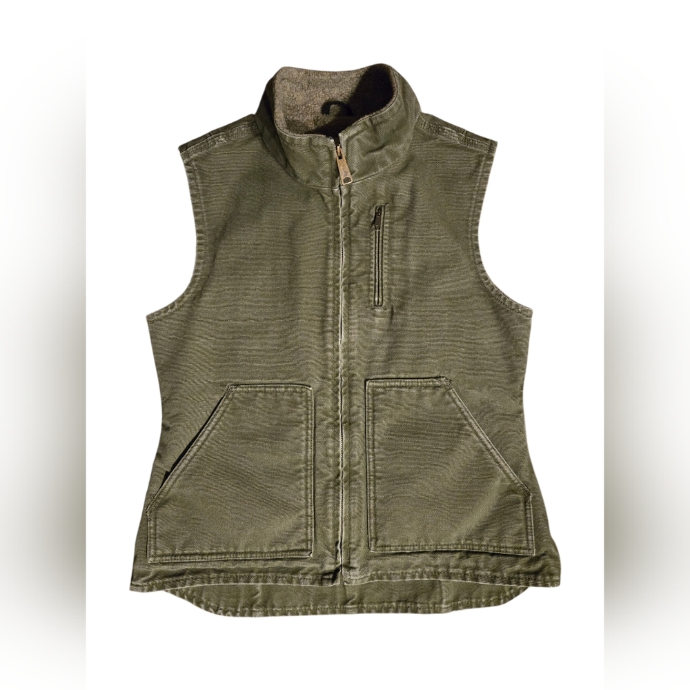 Carhartt WV001 LOV Olive Sherpa-Lined Vest. Women’s S (Runs Big)